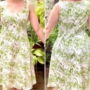Robbie Bee Vintage Summer Sleeveless Retro Floral Dress Women’s Size 16
